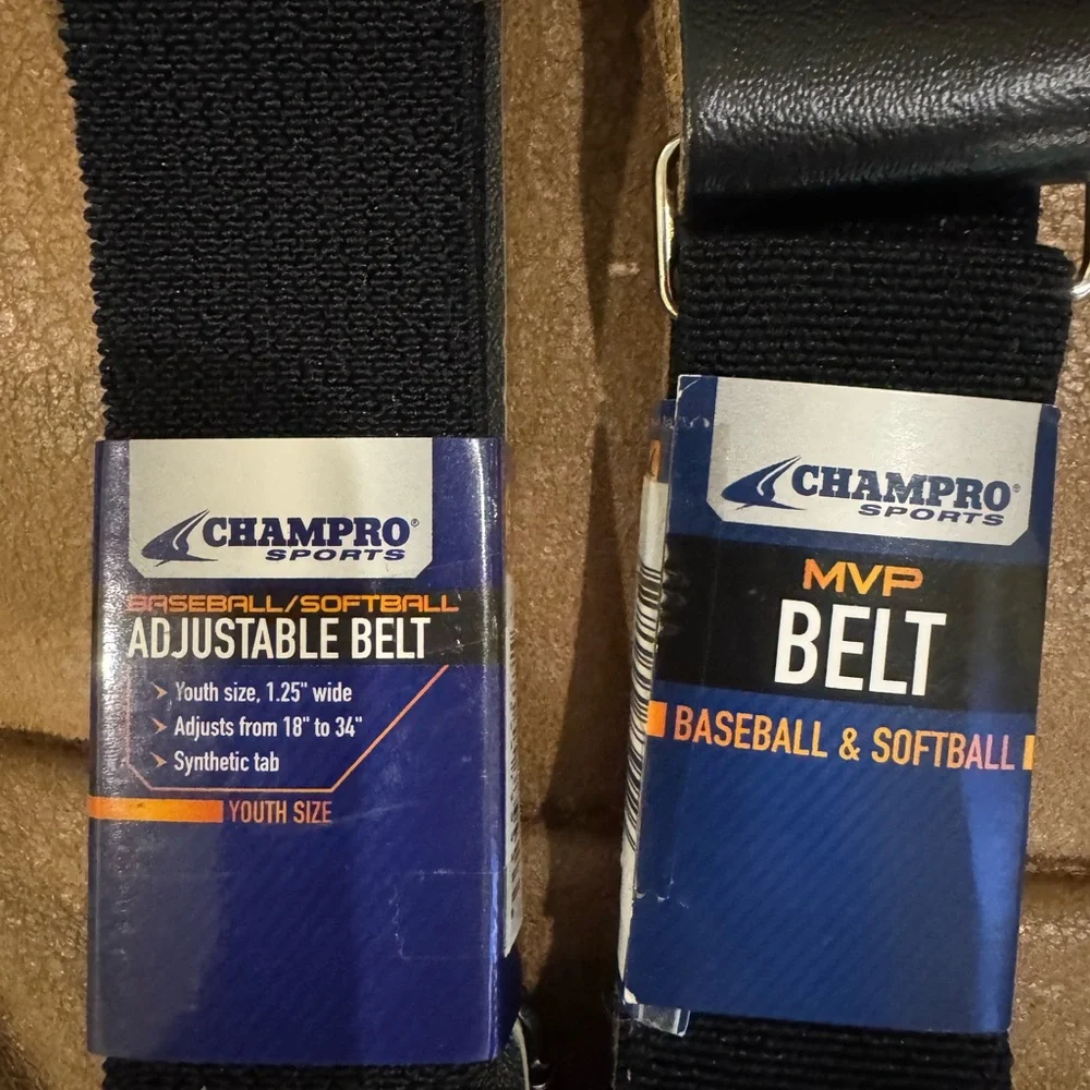 Champro Black Adjustable Belts